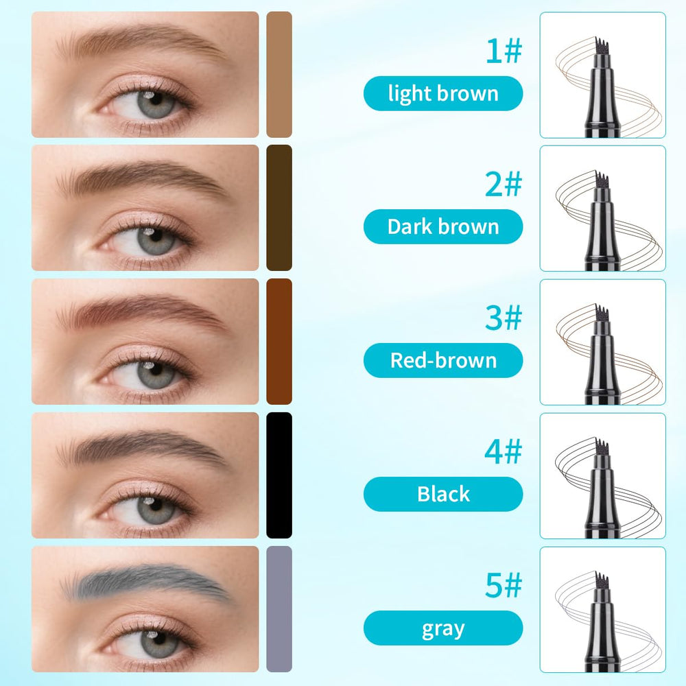 QIC Eyebrow Pencil doubles as eyeliner for versatile eye looks.