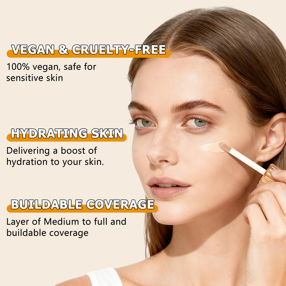 QIC Concealer waterproof formula for long wear during daily activities