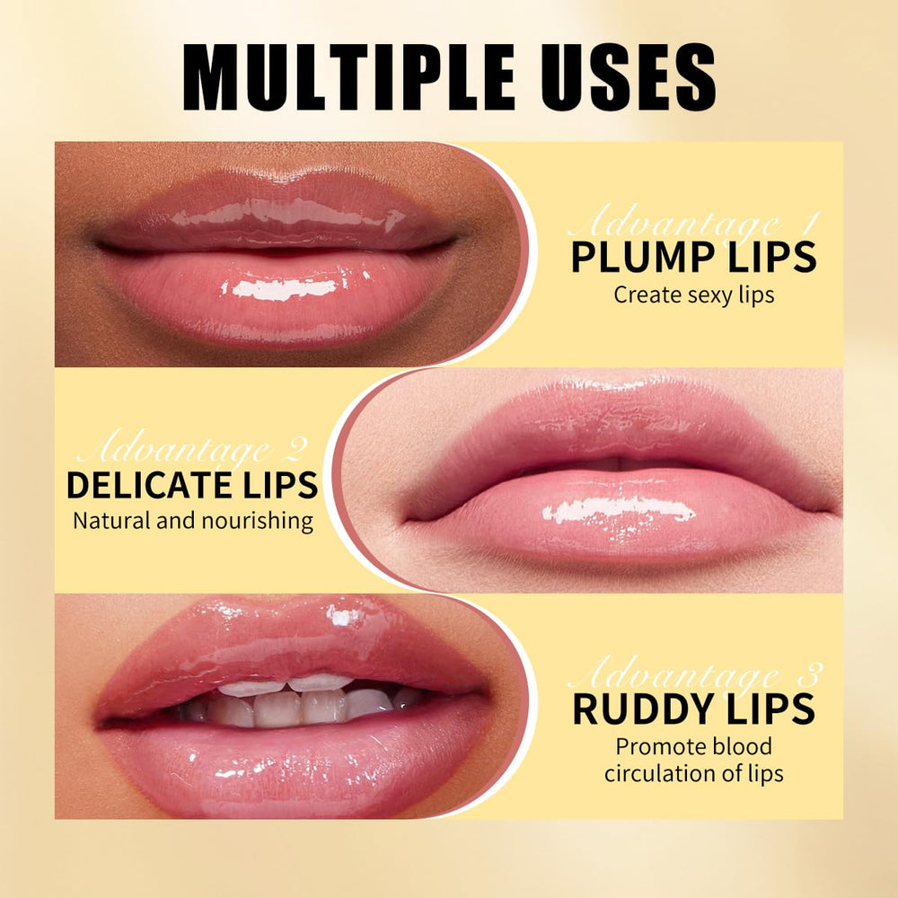 QIC waterproof lip balm highlights hydration while preventing dryness.