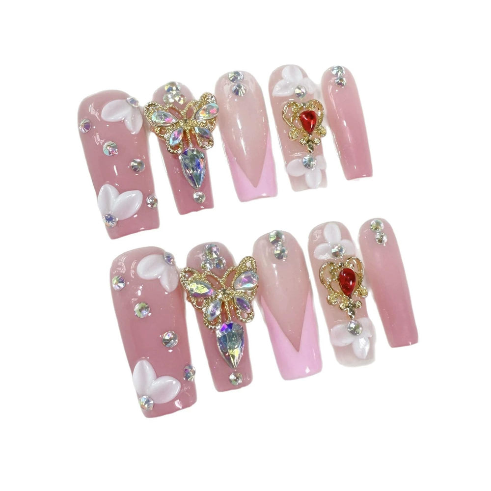 Qicaijia 3D rhinestones embellishments add subtle sparkle for special occasions