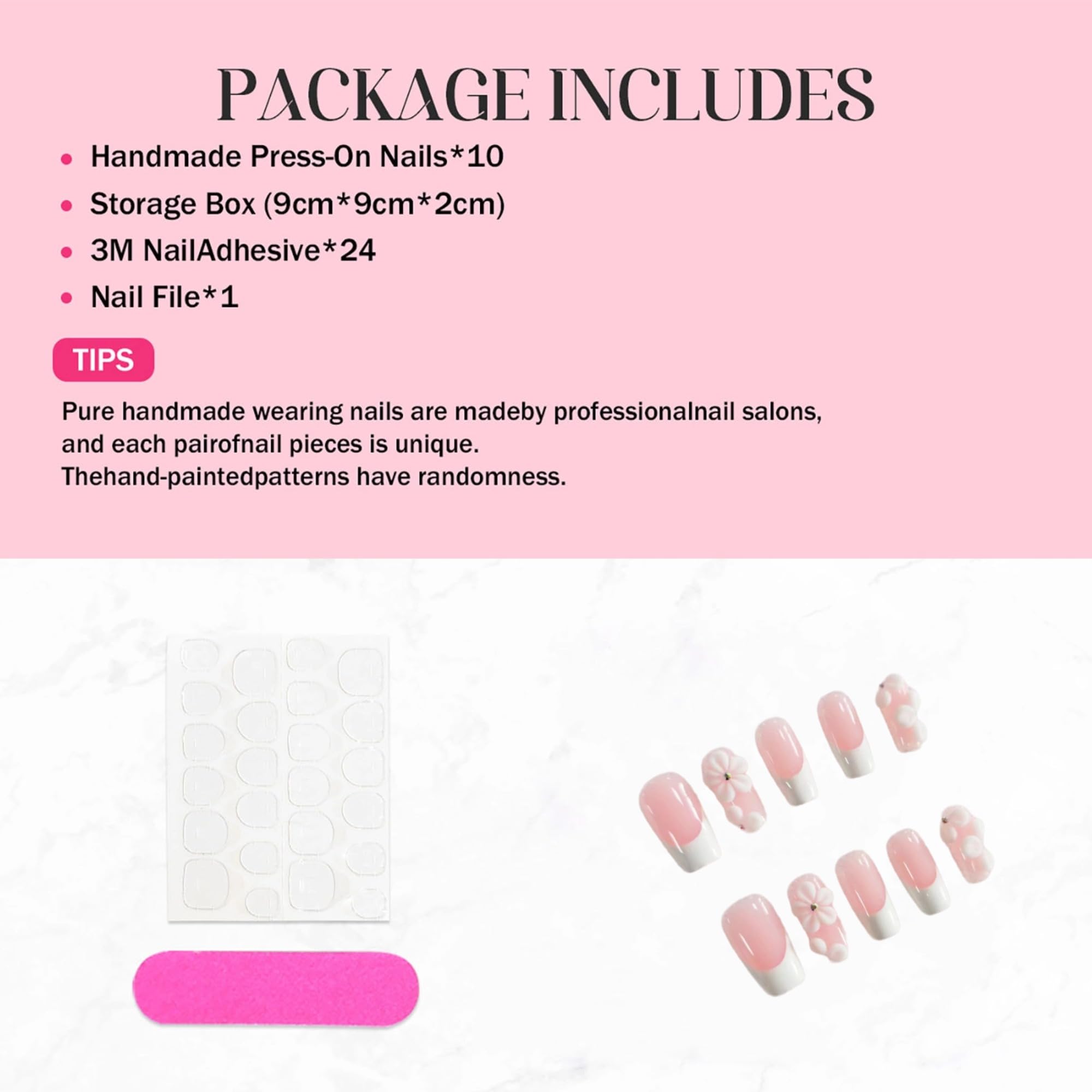 Qicaijia full-cover nails provide quick, salon-worthy application at home.
