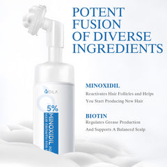 QIDILA Minoxidil Foam with dermatologist-recommended formula supports visible hair regrowth.