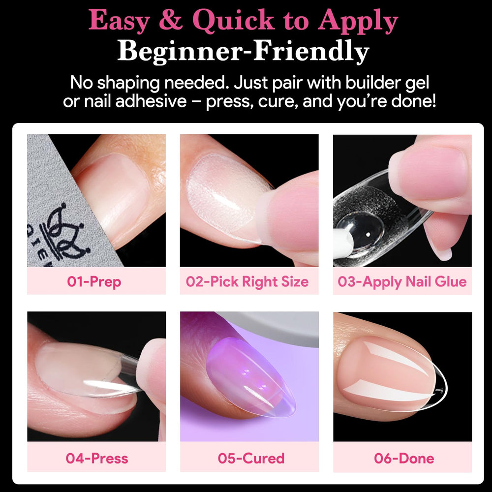 QIEK tips ideal for DIY and professional salon manicures at home or in-studio.