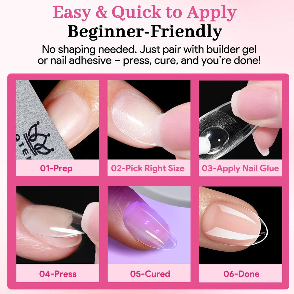 QIEK Home and Salon use for DIY manicures and durable tips.