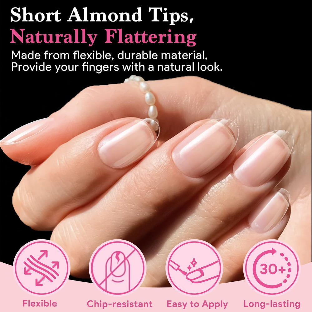 QIEK inner half-matte texture hugs natural nails for quick, clean application.