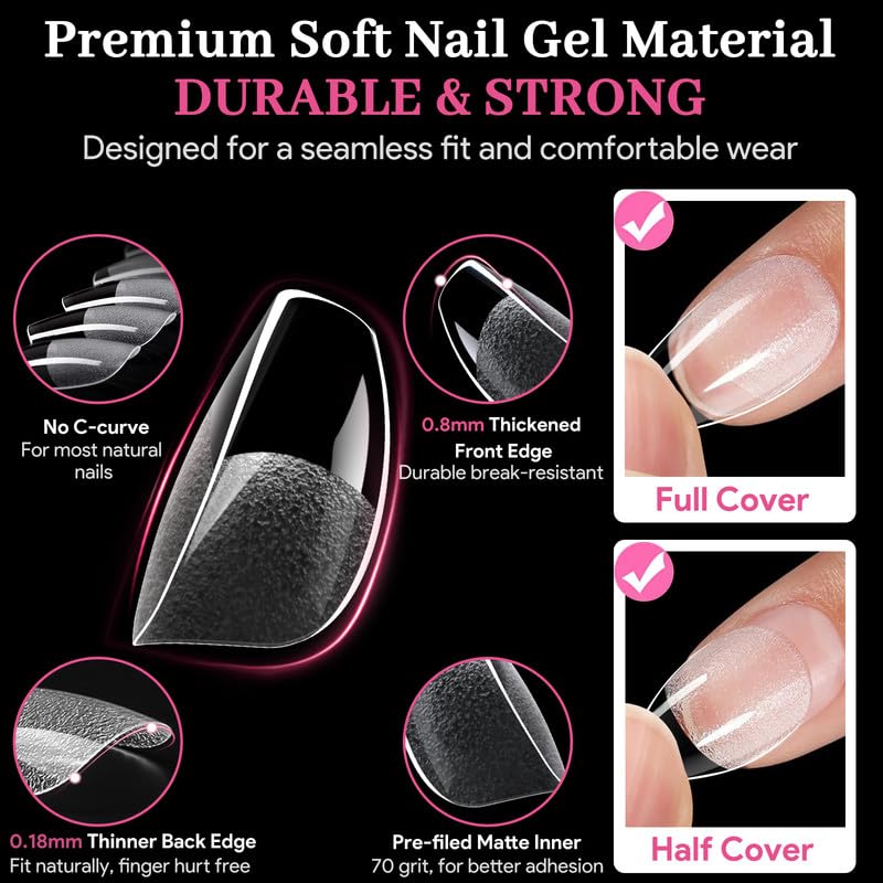QIEK soft coffin tips blend comfort and durability with a reinforced edge.