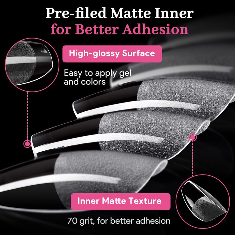 QIEK universal nail canvas supports gel, acrylic, dip powder, or press-ons.