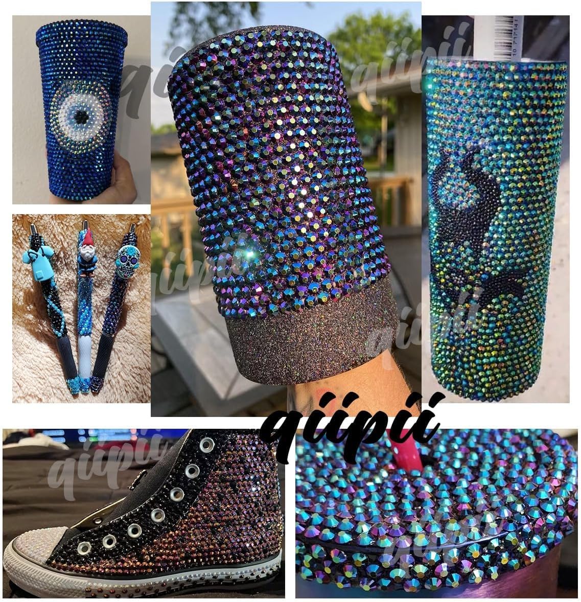 Qiipii jelly resin stones are lightweight yet eye-catching.