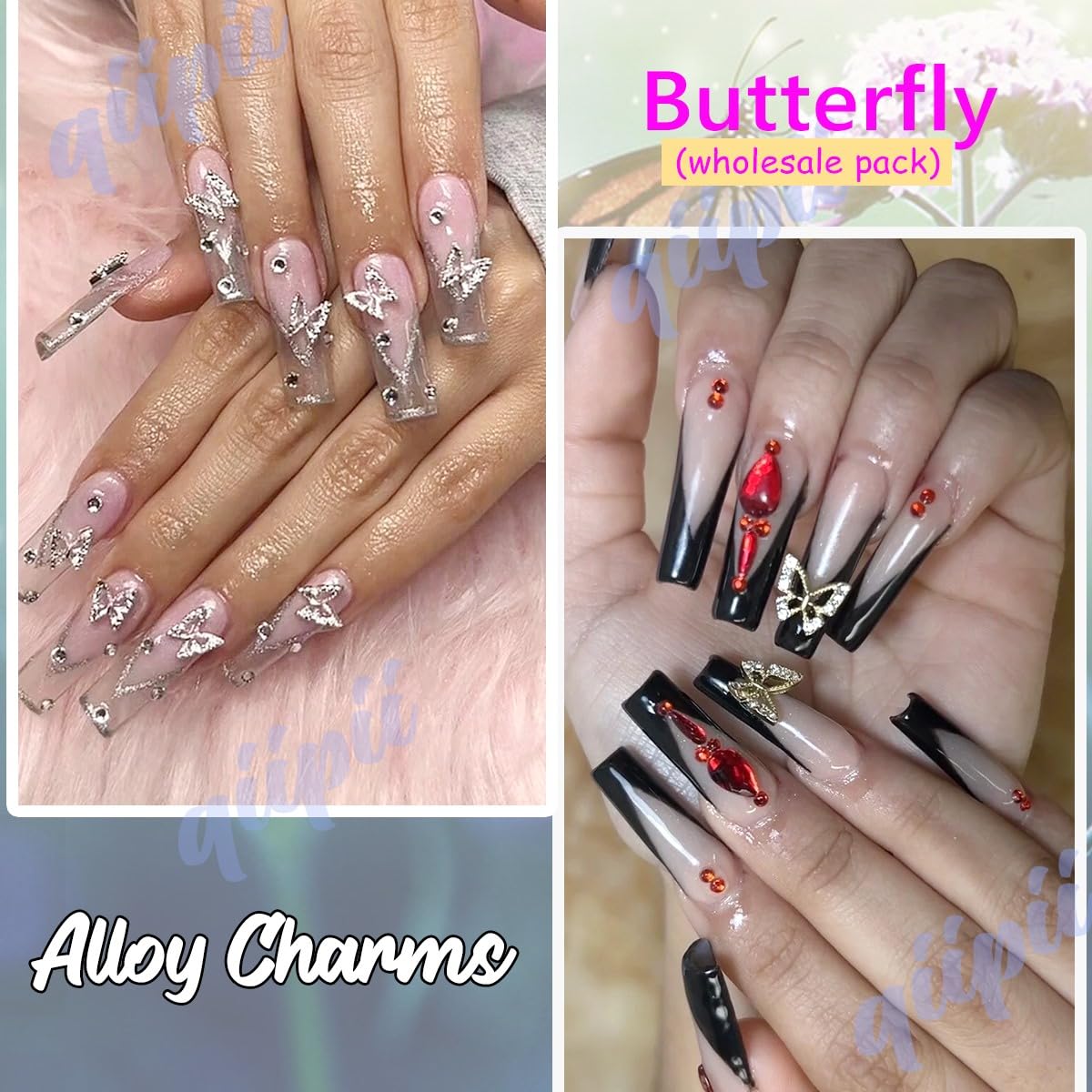 Qiipii bulk nail art supplies ideal for gifts and creative crafts