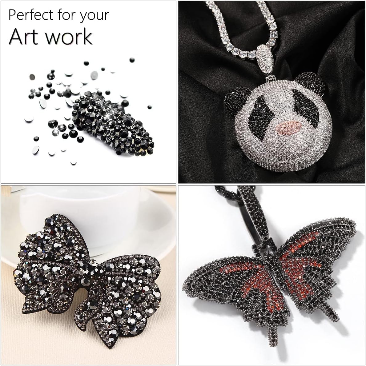 qiipii rhinestones enhance clothes, shoes, and accessories