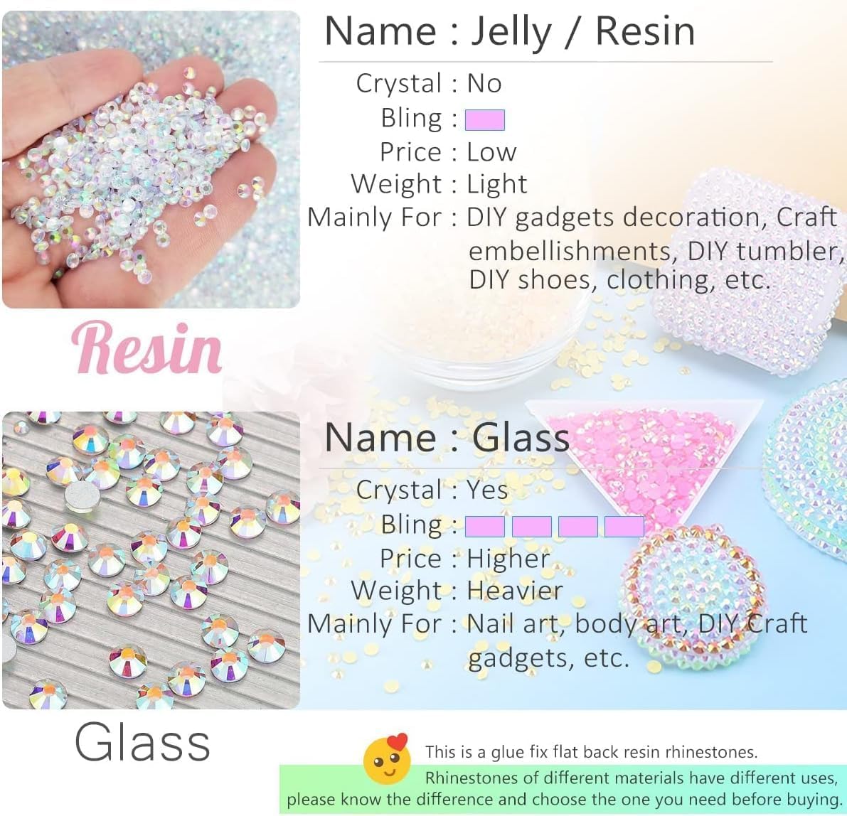 Qiipii 3000pcs deliver cost-effective sparkle for craft projects.