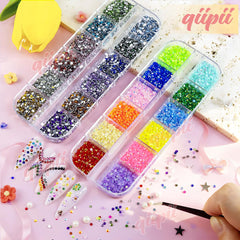 qiipii flatback rhinestones for nail art and glittery accessories
