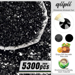 Qiipii jelly rhinestones for nails and nail art shimmer.