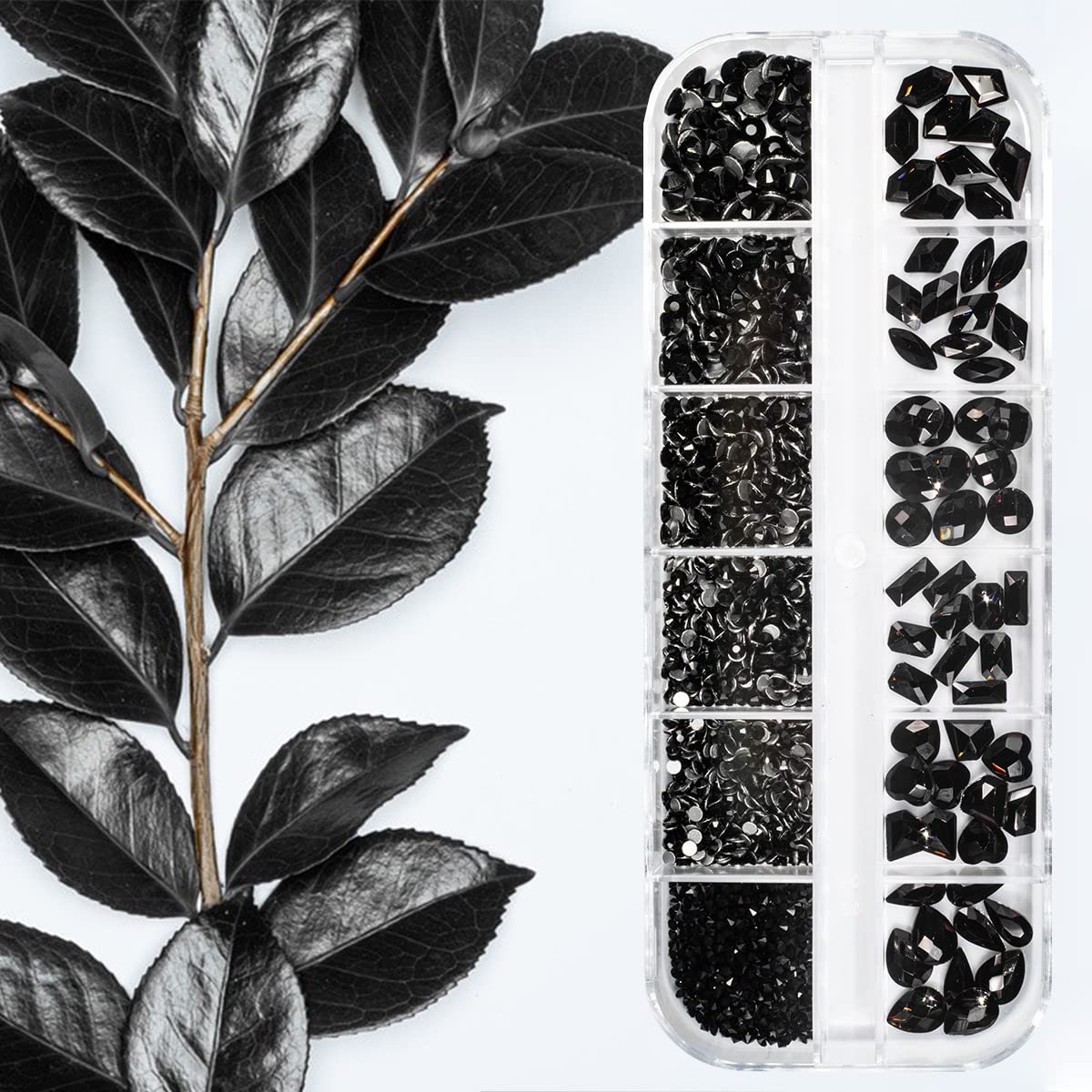 qiipii K9 glass crystals add durable sparkle to nails and crafts