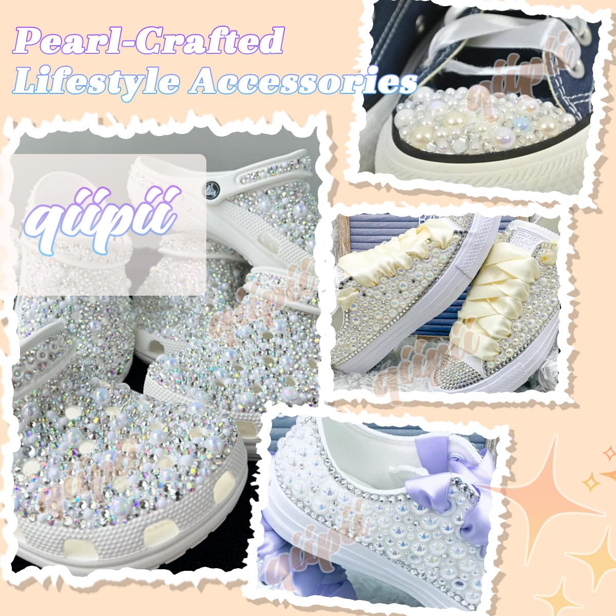 qiipii resin pearls offer color depth for nail art and makeup.