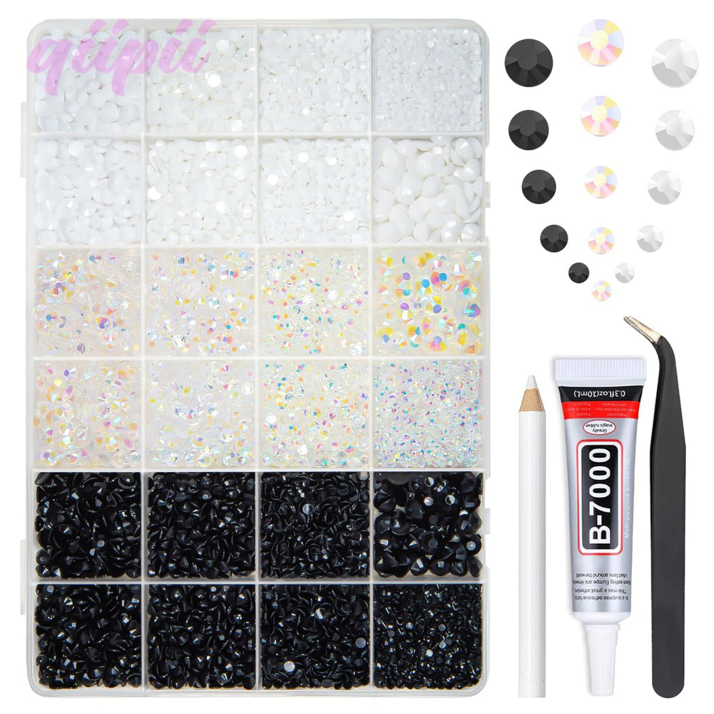 qiipii Neutral Series 2mm black rhinestones for craft embellishment