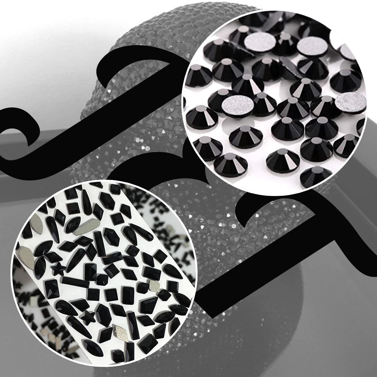 qiipii versatile rhinestones for nails, crafts, slime, projects