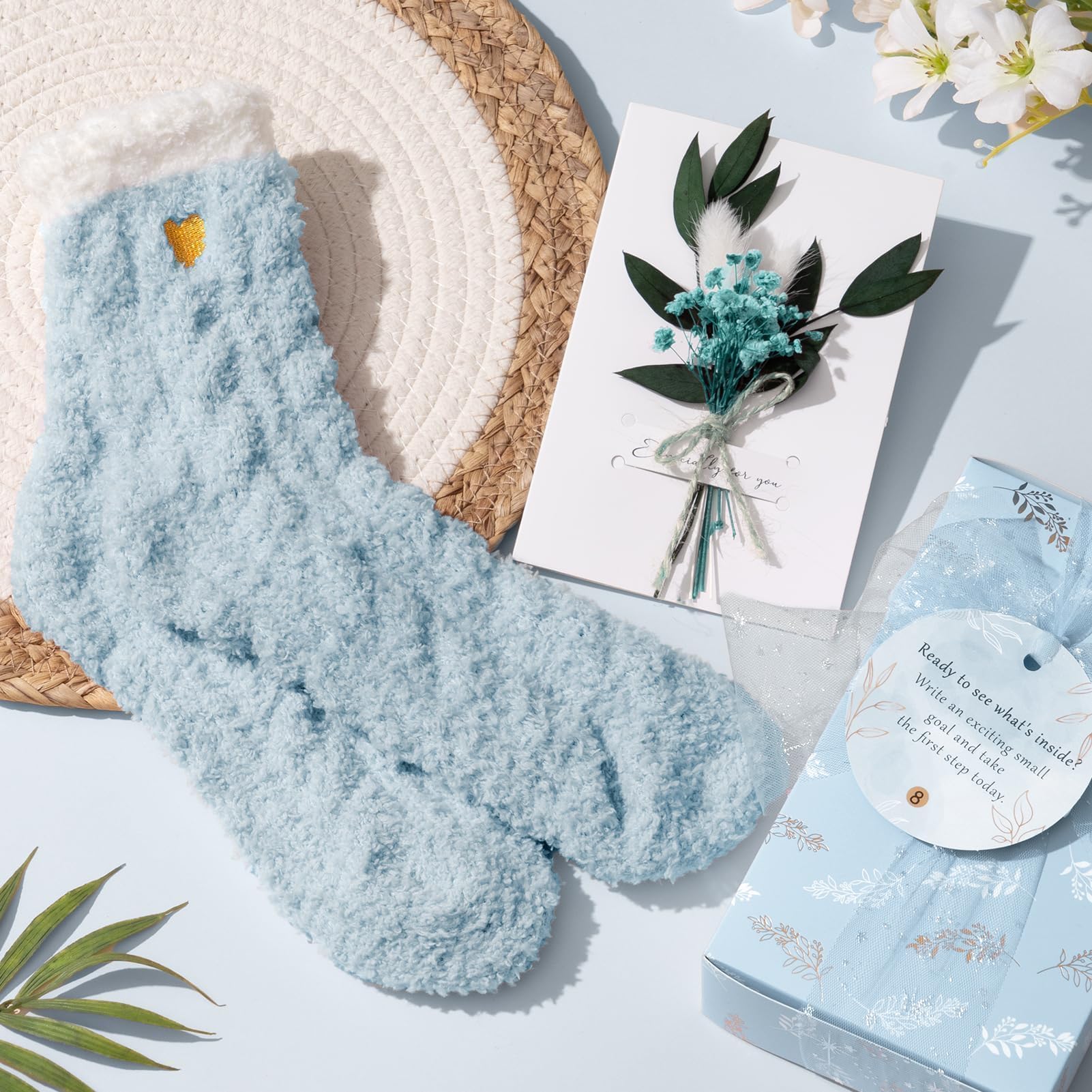 Qinline fuzzy socks offering cozy comfort during quiet evenings
