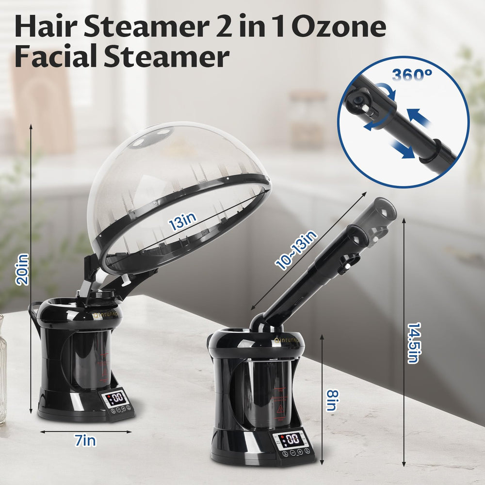 Qinrunkoi face steamer with ozone for refreshing pore cleansing