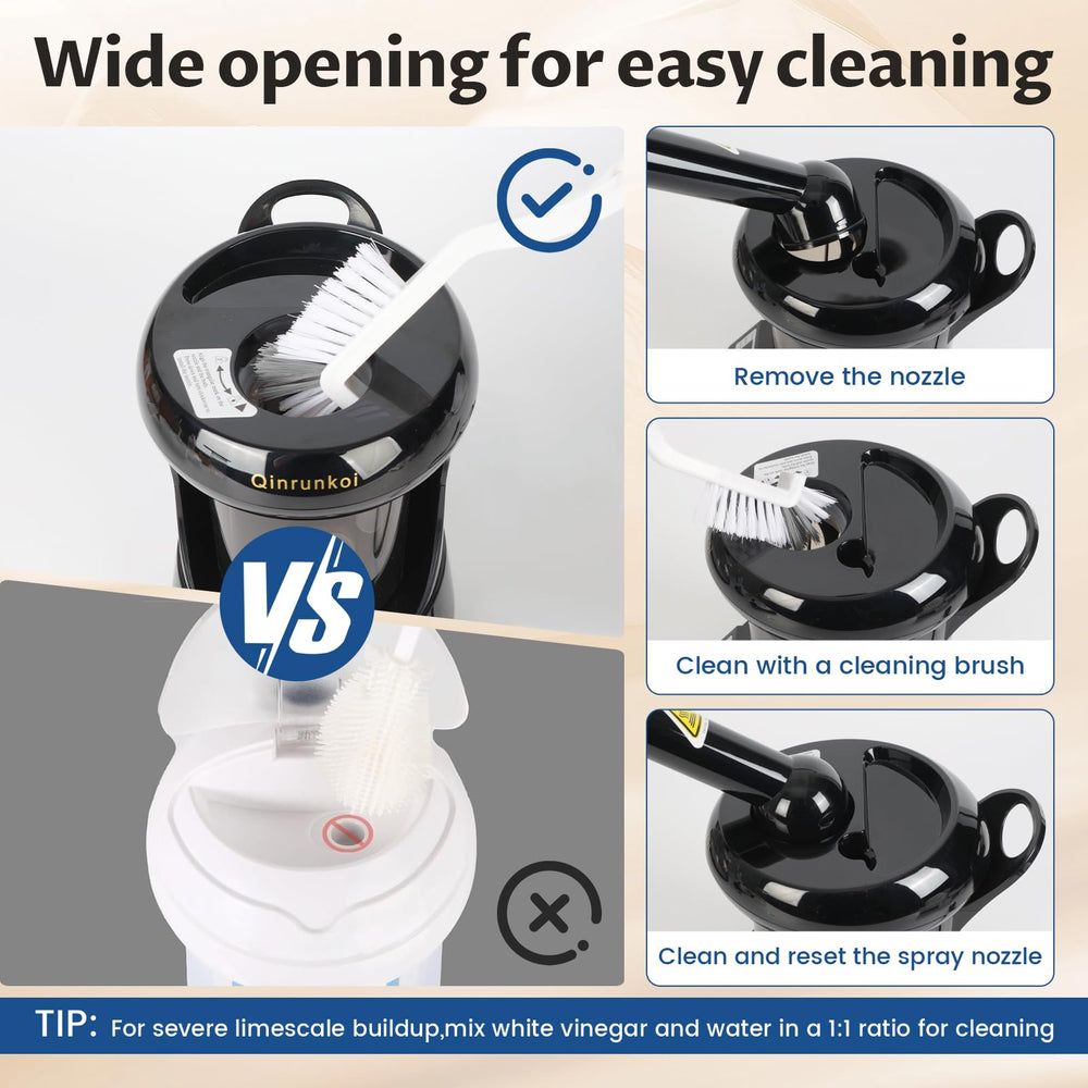 Qinrunkoi portable home or salon steamer in a compact form