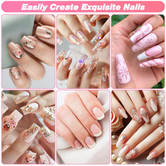 Qinzave nail display stand pair helps showcase your nail art neatly.