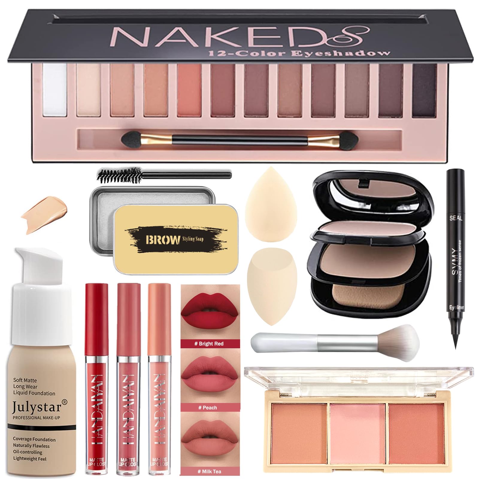 QIONG all-in-one naked eyeshadow palette delivers versatile earth tones for natural looks