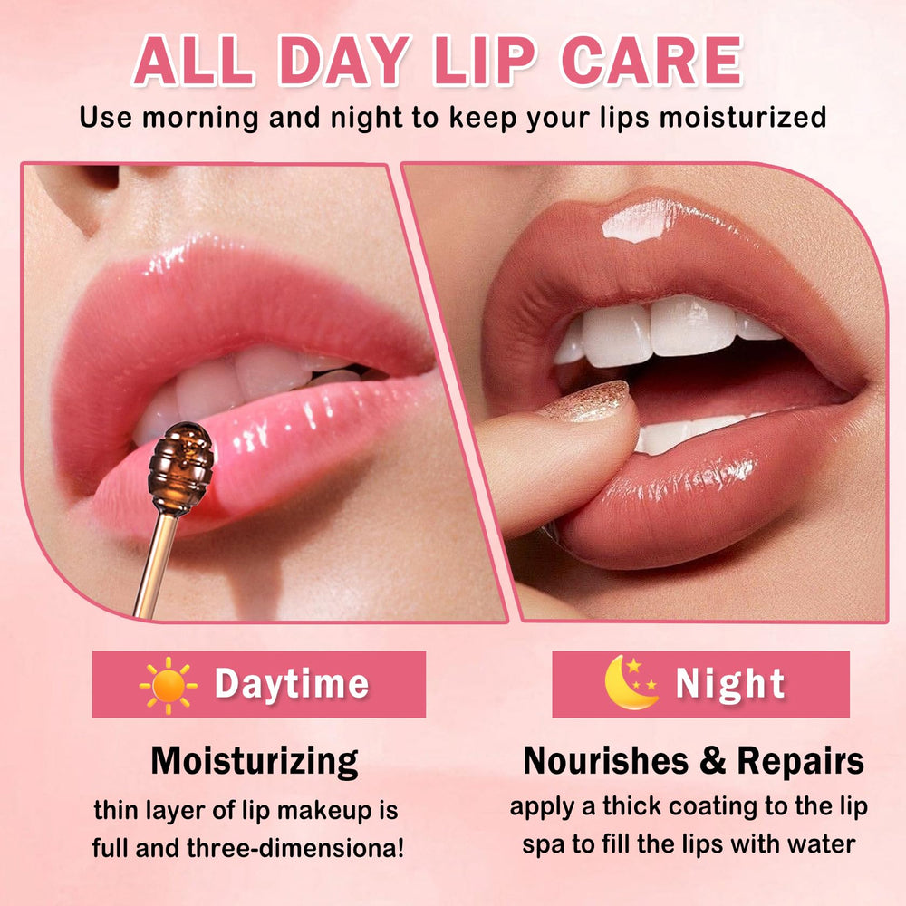 QIUFSSE three-pack set offers versatile scent options for lips.