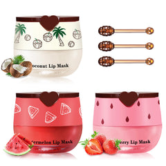 QIUFSSE honey pot lip balm close-up for deep moisture and smooth lips.