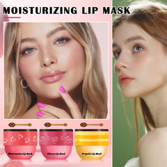 QIUFSSE honey pot lip balm jar closeup highlighting nourishing formula