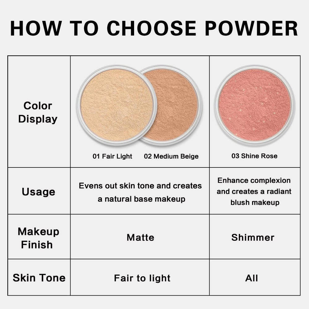 QIUFSSE Mineral Foundation Powder long-lasting makeup stays put in warm weather.