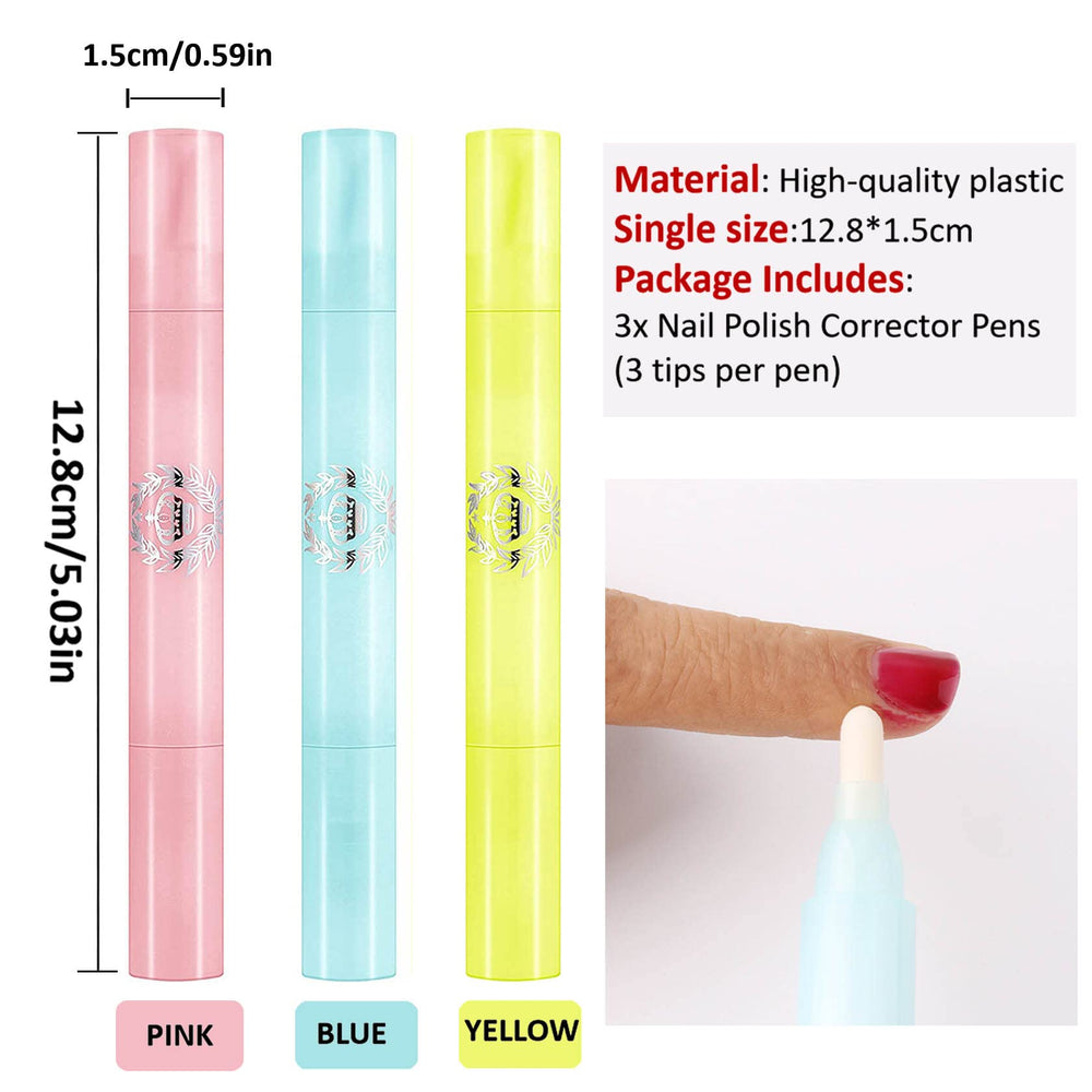 QIUFSSE Nail Polish Remover Pen cap close-up for precise control.