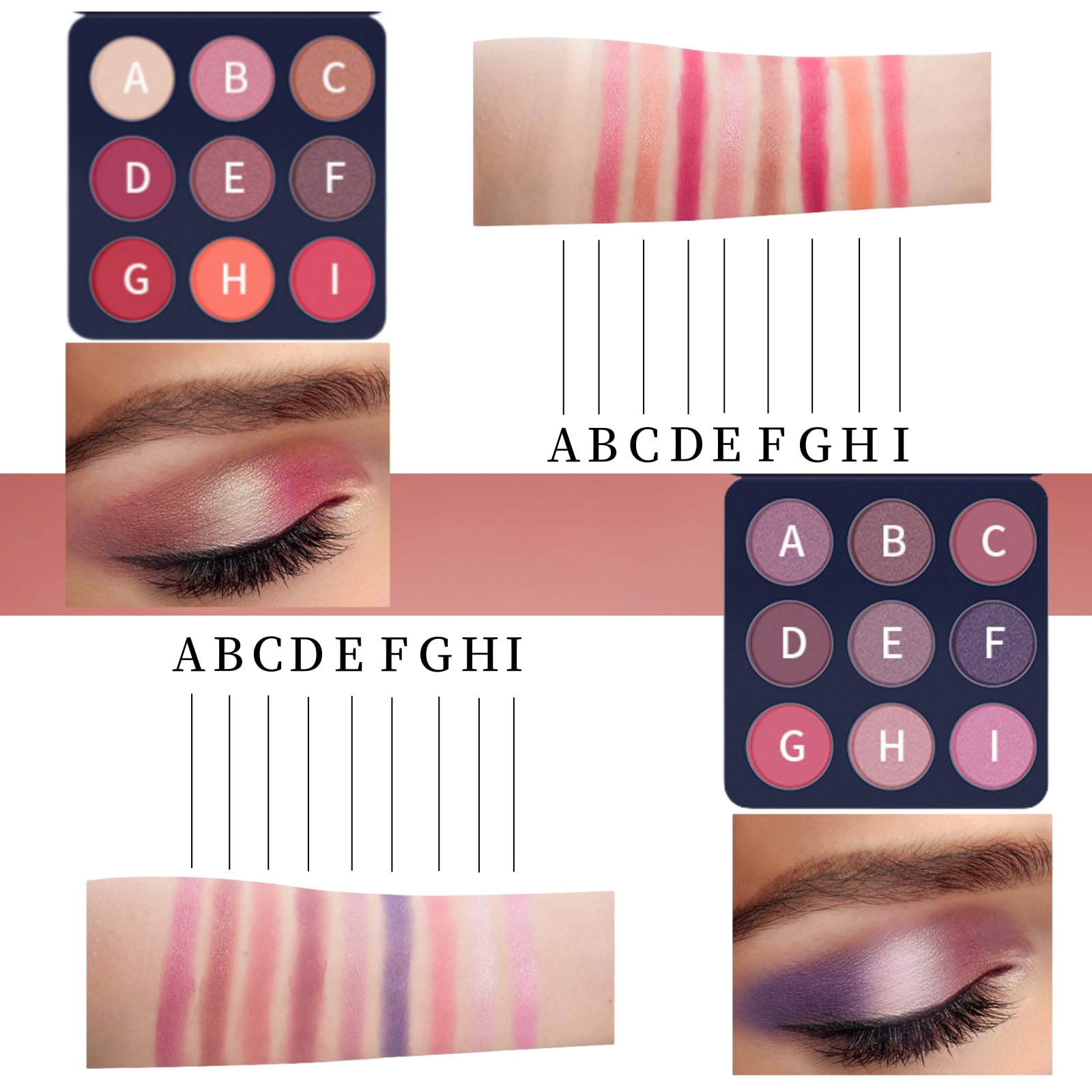 QiuNingTang teen makeup kit eyeshadow-collection offers versatile shades for day and night looks