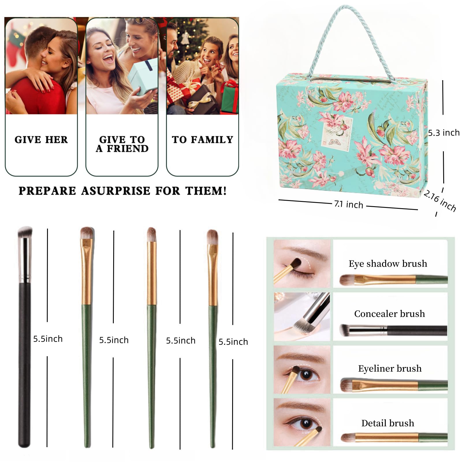 QiuNingTang teen makeup kit gift-packaging arrives ready to gift