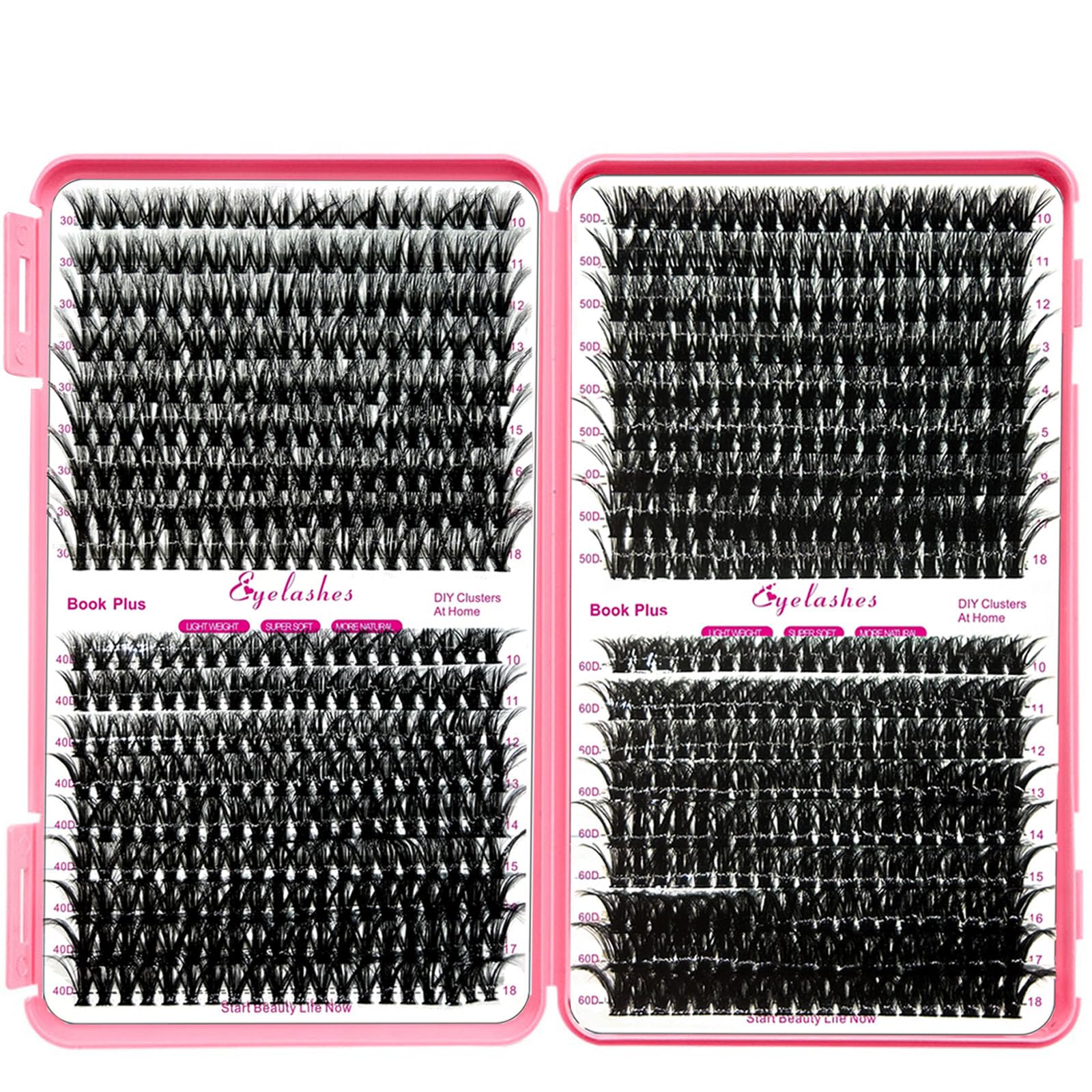 Qiveaory gift-ready eyelash kit packaging ideal for enthusiasts.