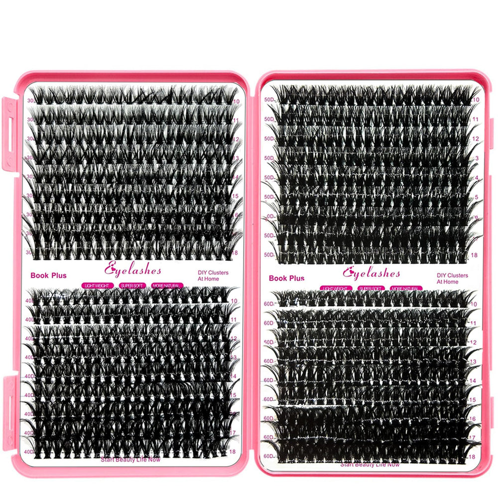 Qiveaory gift-ready eyelash kit packaging ideal for enthusiasts.