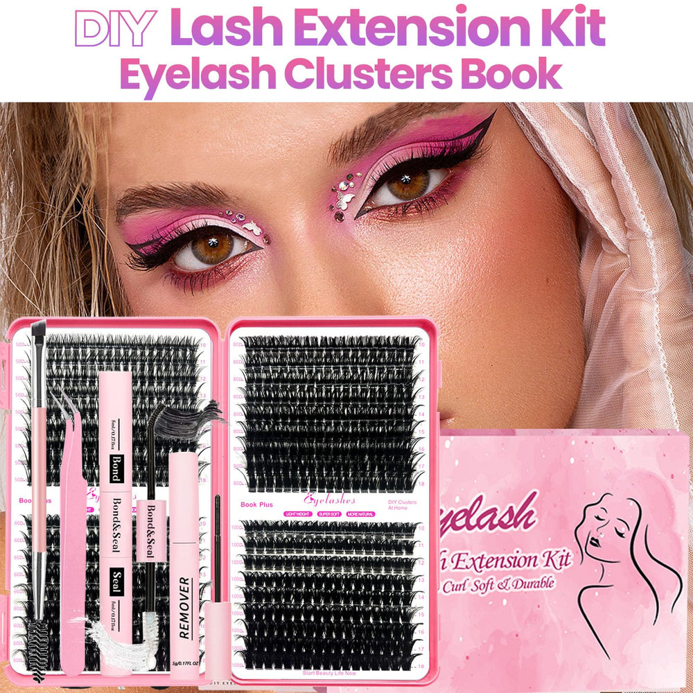 Qiveaory gift-ready lash kit packaging for friends and family.