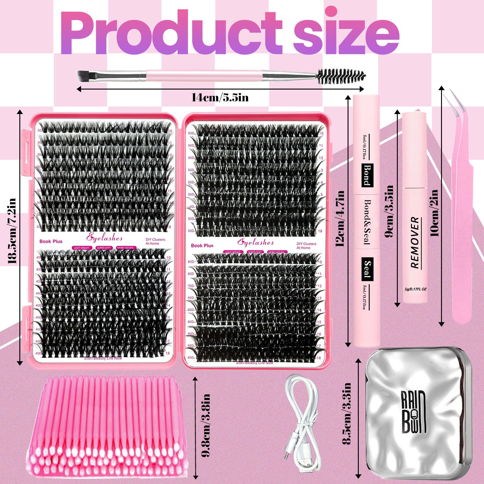 Qiveaory stainless tweezers enable precise cluster placement.