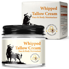 QJCWXIAOX Beef Tallow Honey Cream jar shows rich hydration for daily skin care.