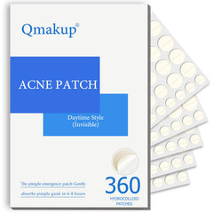 Qmakup face patch packaging, ready for travel and on-the-go care.