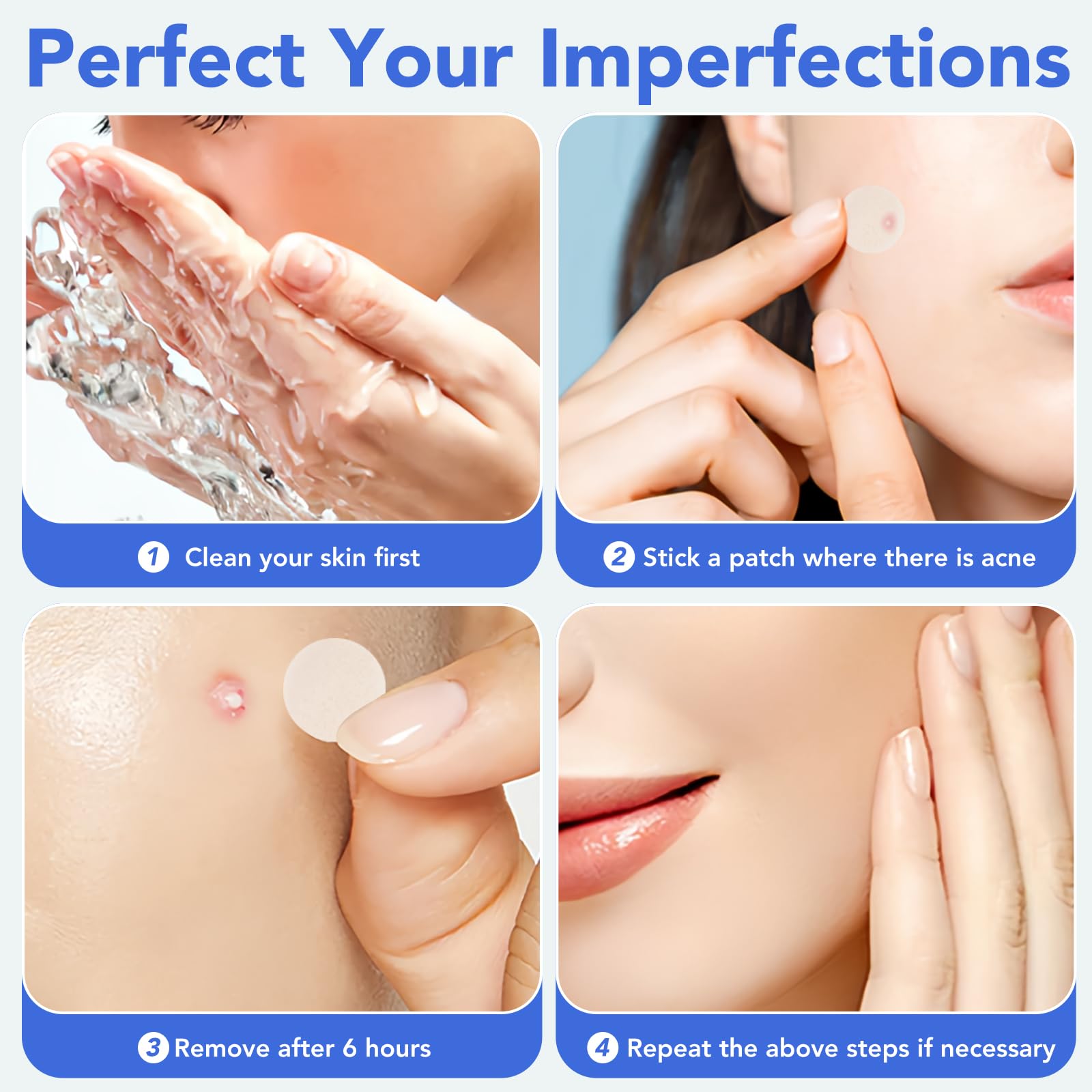 Qmakup ingredients: tea tree oil and calendula oil for skin-friendly care.