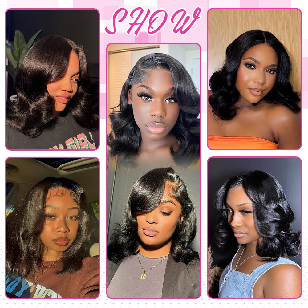 Qmaple Bob Wig ideal for weddings, parties, or work.