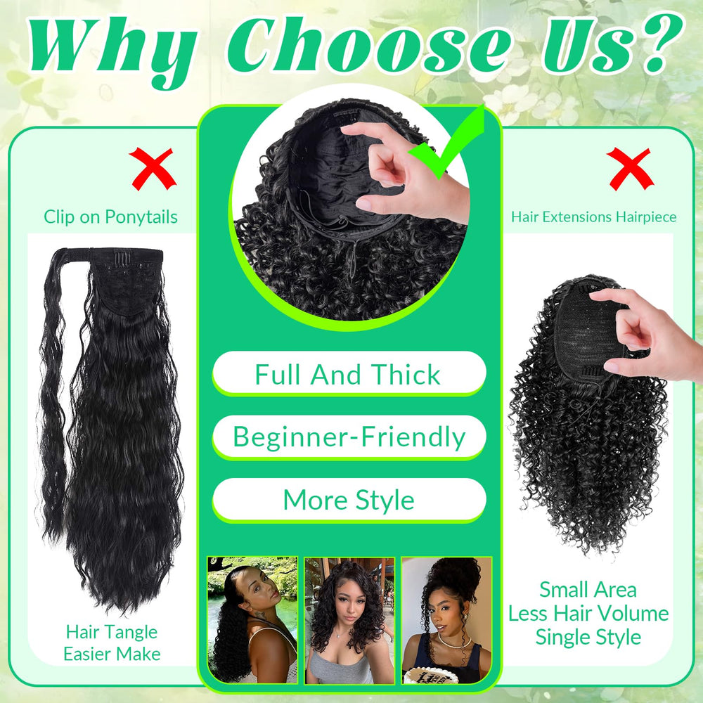 Qmaple headband style half wig for casual, stylish days.