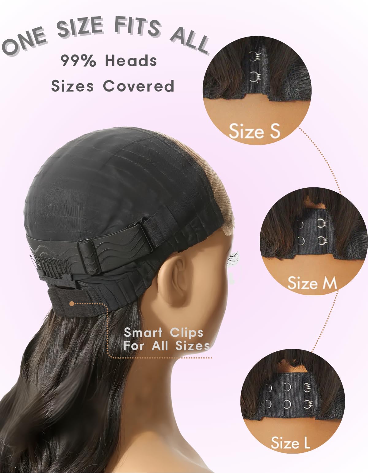 Qokyku adjustable cap and anti-slip silicone for secure fit
