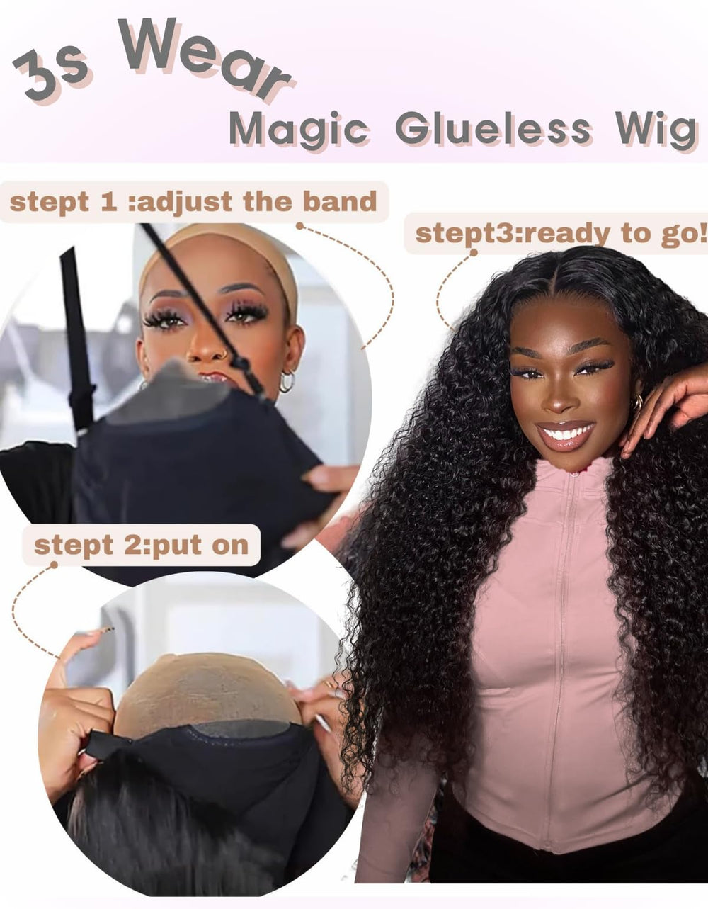 Qokyku ready-to-wear wig ideal for busy mornings