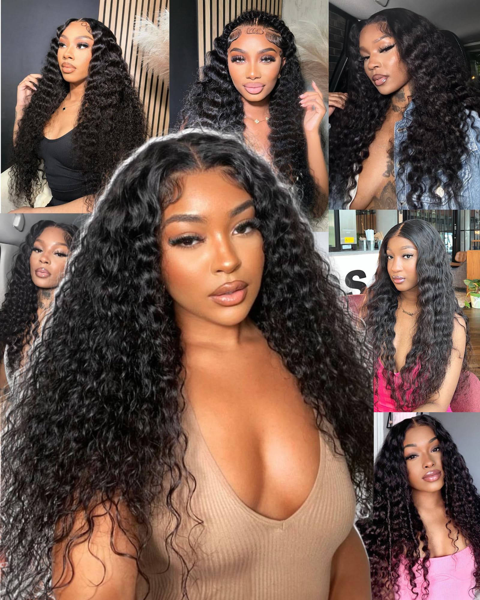 Qokyku 24-inch human hair wig suited for events