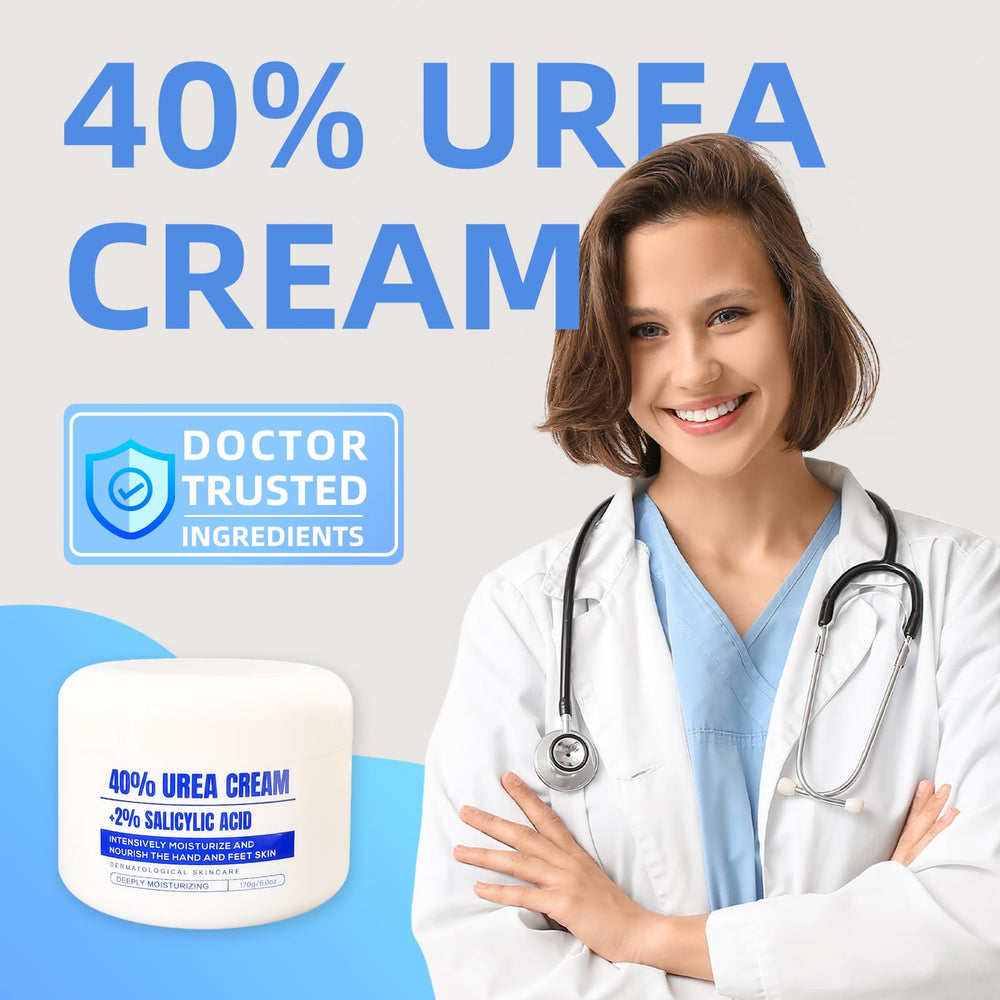 QQWIAX 40% Urea Cream on heel reducing rough patches