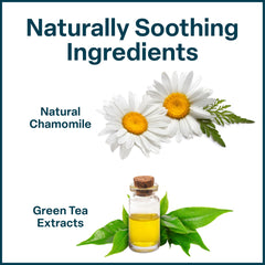 QRxLabs chamomile-green-tea blend highlights soothing botanicals for sensitive skin