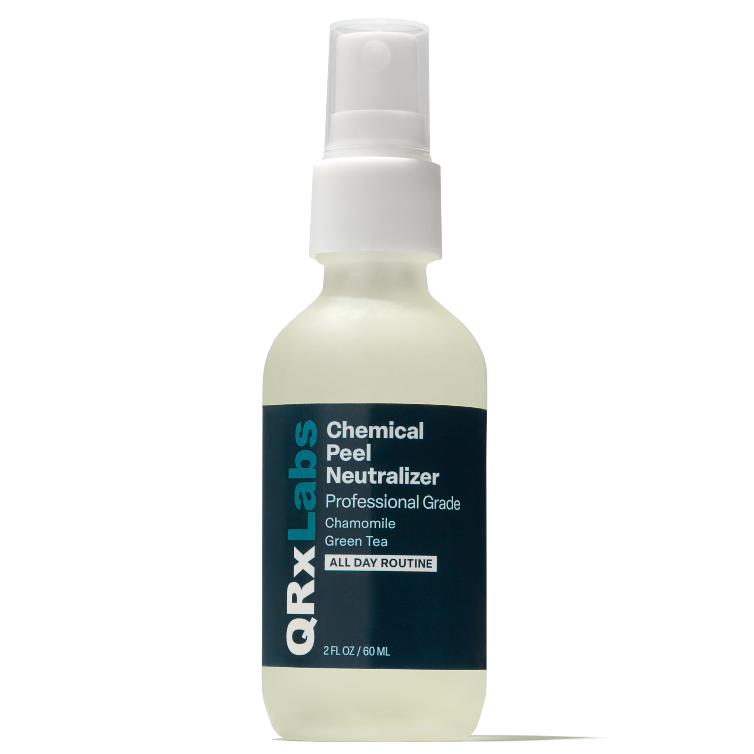 QRxLabs Chemical Peel Neutralizer Spray bottle pour supports post-peel pH balance