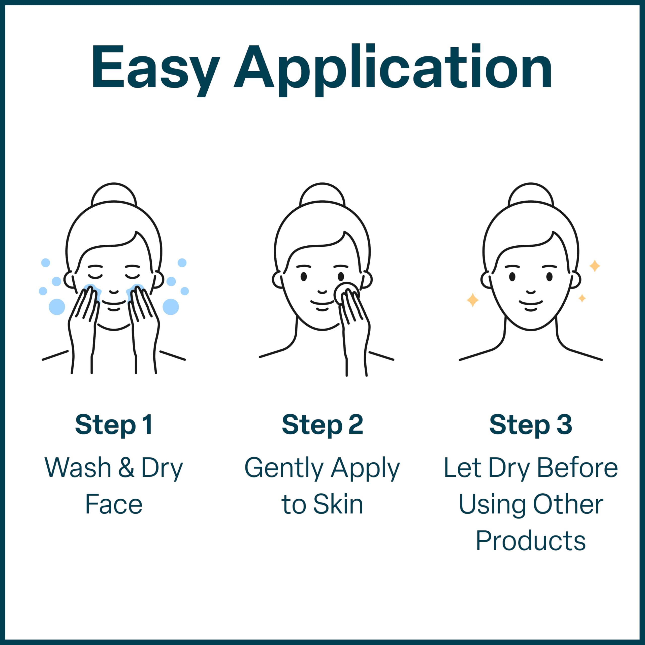 QRxLabs bottle with pads illustrates easy daily skincare routine