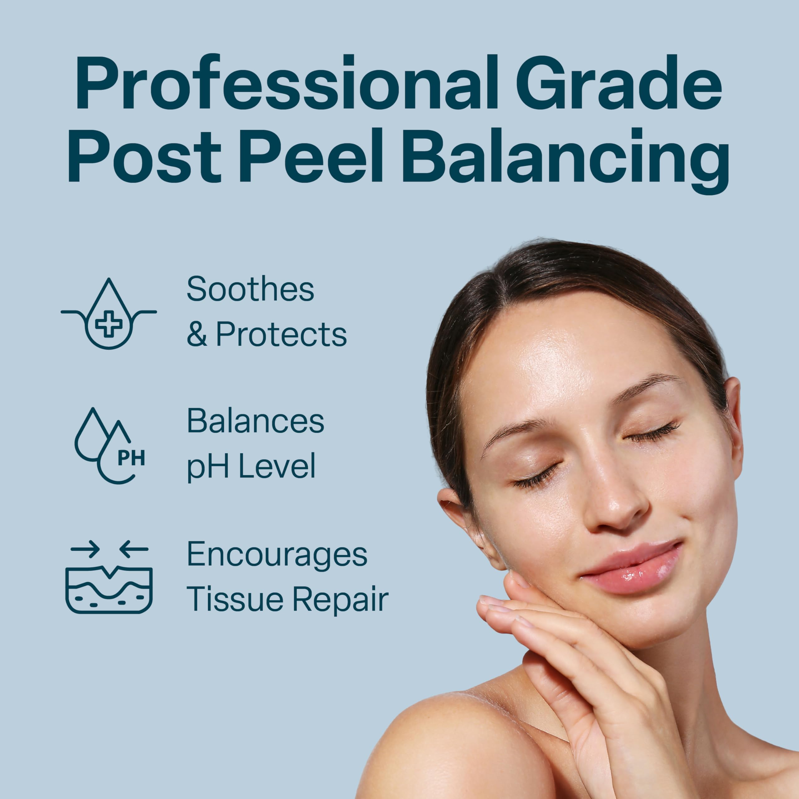 QRxLabs pH balancing mist close-up enables precise post-peel application